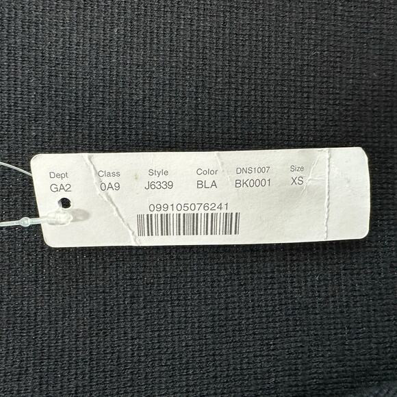 J. Crew Juliette Collarless Sweater Blazer Women XS Black Career Office Capsule - Picture 6 of 8